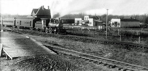 Train att Roseile early 1900s 