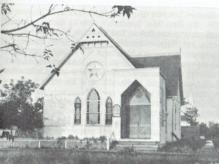 October 2, 1905, Carman Methodist church burned to the ground. Work commenced on a new church on May 25, 1906. The new brick structure was named Allbert Carman Memorial Church when it was dedicated on January 13, 1907. Sometime later it was renamed Wesley Methodist church. During the building period services were held in the  Dufferin Hall on Villard (now Main Street)  and the Victoria Hall on the corner of Walnut and Fournier (1st Ave and 1st St. SW)